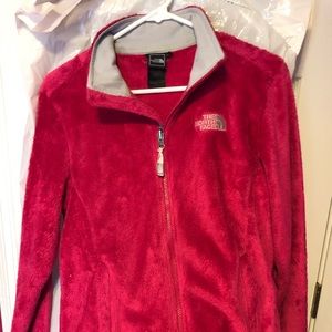 Hot pink North Face Jacket